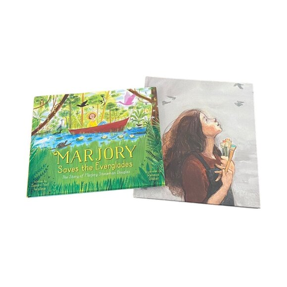 Marjory Saves The Everglades + And I Paint It Book Bundle - Picture 1 of 10